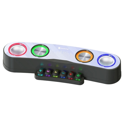 

Newrixing NR555 Desktop Colorful LED Gaming Bluetooth Speaker Support TF & FM