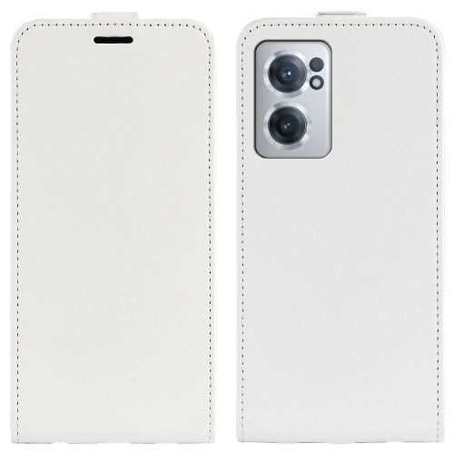 

For OnePlus Nord CE 2 5G R64 Texture Single Vertical Flip Leather Phone Case(White)