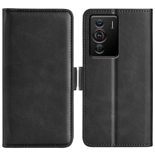 For ZTE Blade Z40 Pro Dual-side Magnetic Buckle Leather Phone Case(Black)