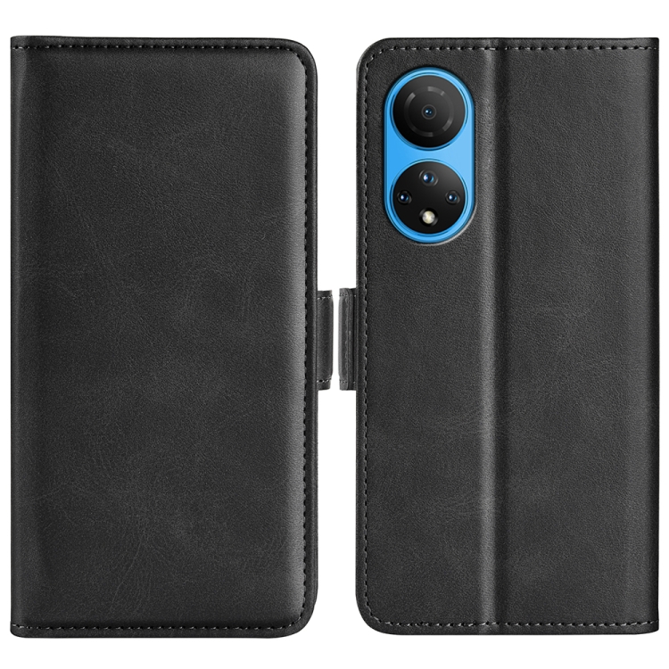 

For Honor X7 Dual-side Magnetic Buckle Leather Phone Case(Black)