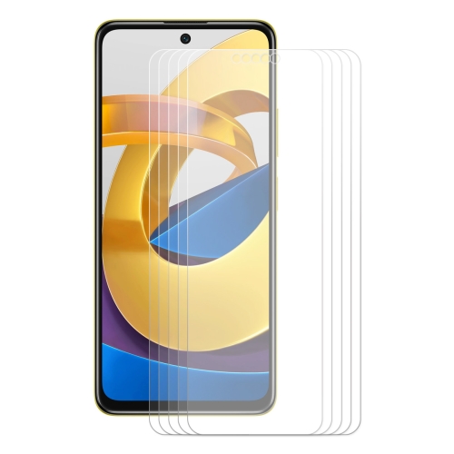 

5 PCS For Xiaomi Poco M4 Pro 5G ENKAY 0.26mm 9H 2.5D Curved Edge Tempered Glass Screen Protector