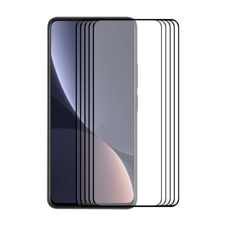 

5 PCS For Xiaomi Redmi K50 Pro ENKAY Full Glue 0.26mm 9H 2.5D Tempered Glass Full Film