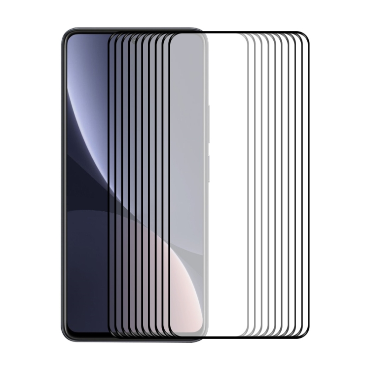 

10 PCS For Xiaomi Redmi K50 Pro ENKAY Full Glue 0.26mm 9H 2.5D Tempered Glass Full Film