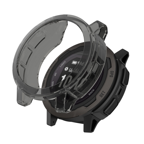 

For Garmin Instinct 2S Shockproof TPU Soft Watch Protective Case(Black)