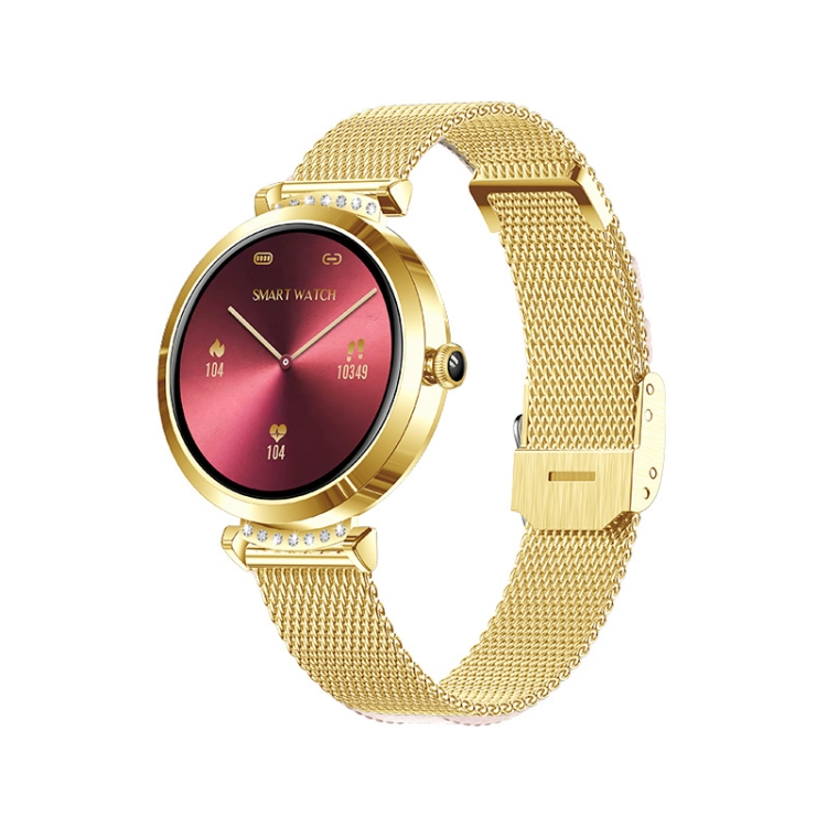 

NY22 1.09 inch Steel Watchband Color Screen Smart Watch(Gold)