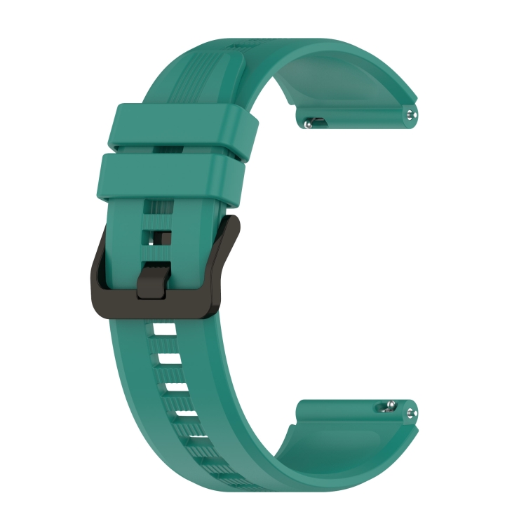 

For Honor Watch GS Pro 22mm Vertical Silicone Watch band(Green)