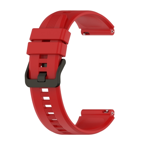 

For Honor Magic Watch 22mm Vertical Silicone Watch band(Red)