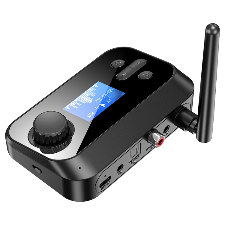 

C41S Bluetooth 5.0 Audio Receiver 2 in 1 with Screen Fiber Coaxial Adapter