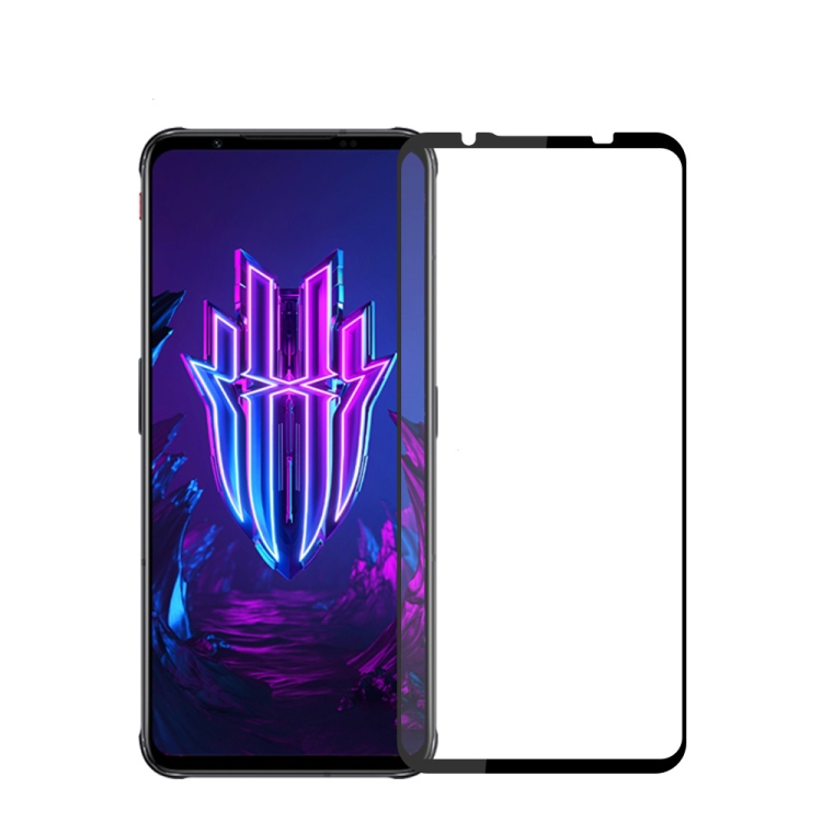 

For ZTE Nubia Red Magic7 PINWUYO 9H 2.5D Full Screen Tempered Glass Film(Black)