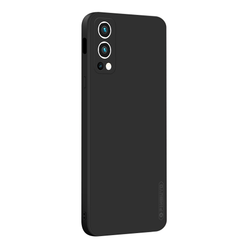 

For OnePlus Nord 2 5G PINWUYO Sense Series Liquid Silicone TPU Phone Case(Black)