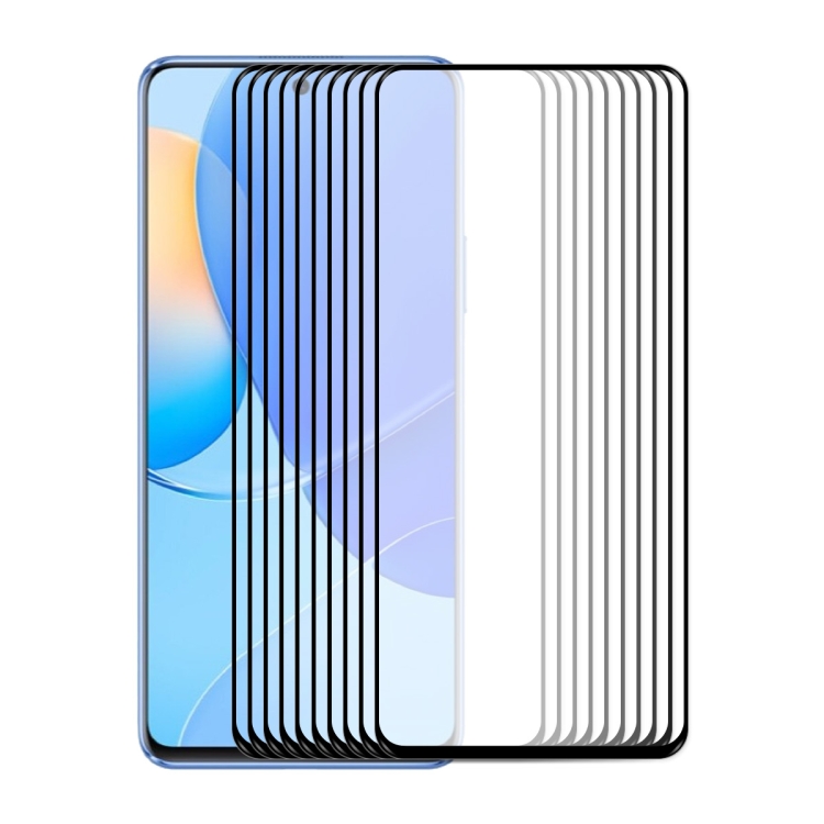 

10 PCS For Huawei Nova 9 SE 5G ENKAY Full Glue 0.26mm 9H 2.5D Tempered Glass Full Film