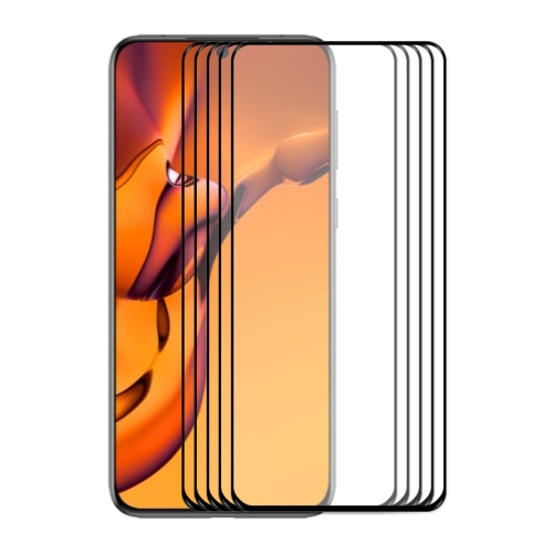 

5 PCS For Huawei P50E ENKAY Full Glue 0.26mm 9H 2.5D Tempered Glass Full Film