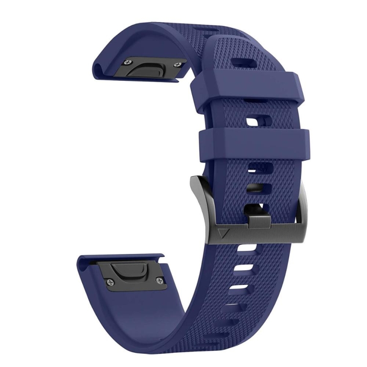 

For Garmin epix 22mm Silicone Watch Band(Midnight Blue)