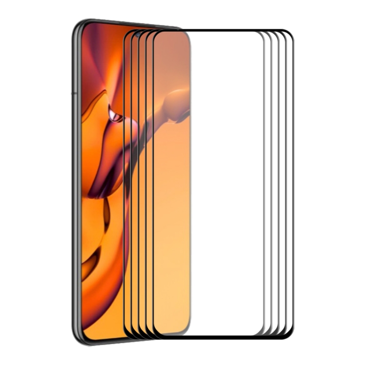 

5 PCS For Huawei P50E ENKAY ENKAY 6D Full Glue Tempered Glass Full Film
