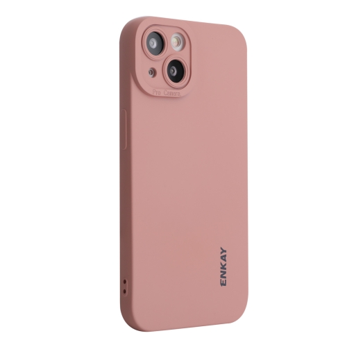 

ENKAY Liquid Silicone Phone Case for iPhone 13(Pink)