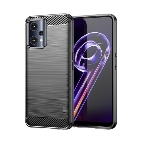 

For OPPO Realme 9 Pro / Realme V25 MOFI Gentleness Brushed Carbon Fiber Soft TPU Case(Black)