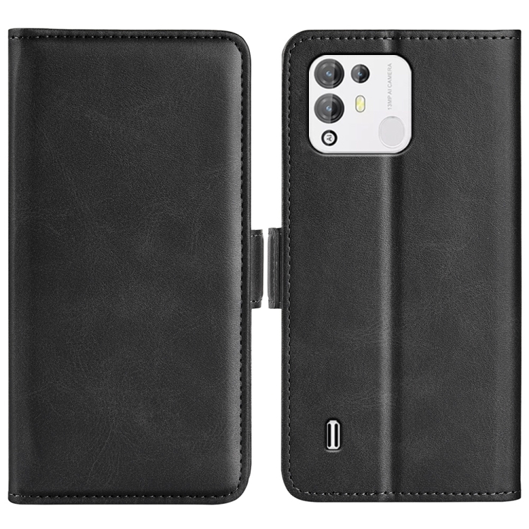 

For Blackview A55 Pro Dual-side Magnetic Buckle Leather Phone Case(Black)