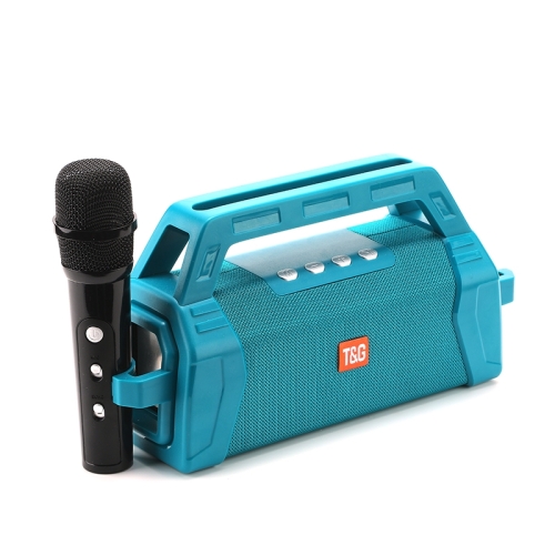 

T&G TG538 Portable Karaoke Wireless Bluetooth Speaker with Microphone(Green)