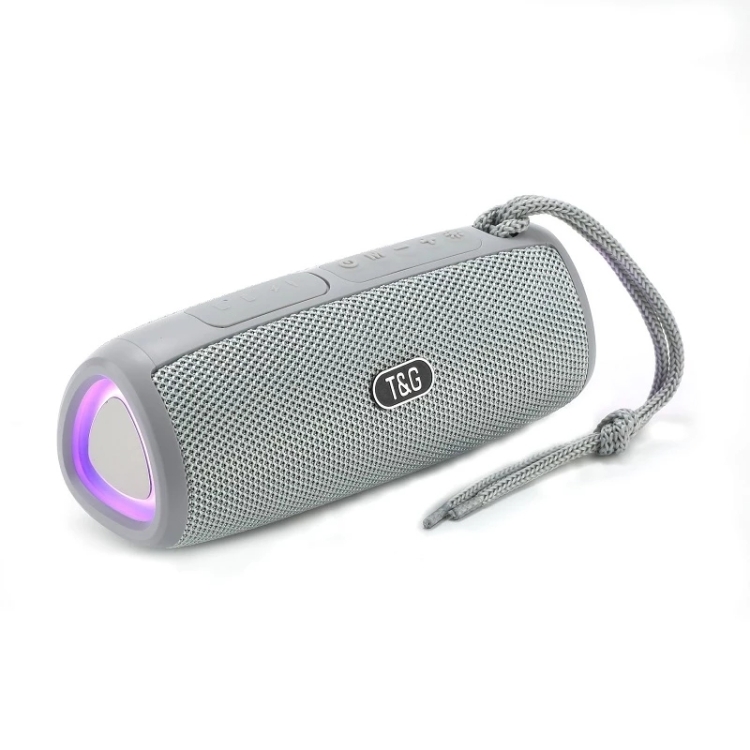 T&G TG344 Portable LED Light TWS Wireless Bluetooth Speaker(Black)