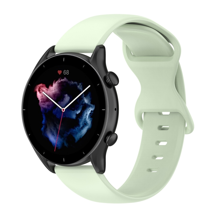

For Xiaomi Mi Watch sport 22mm Solid Color Silicone Watch Band(Green)