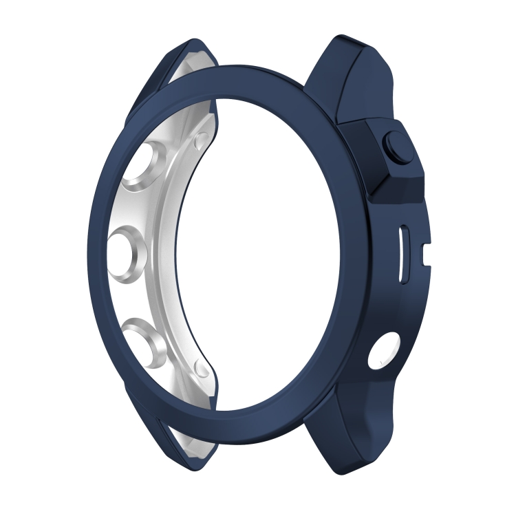 

For Garmin Fenix 7X Shockproof TPU Watch Case(Dark Blue)