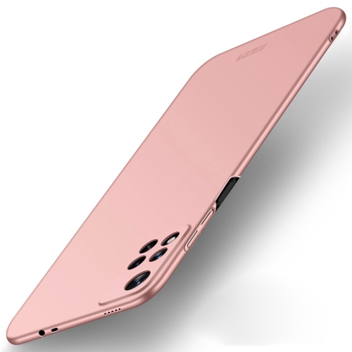 

For Xiaomi Redmi Note 11 Pro 5G / Note 11 Pro+ 5G MOFI Frosted PC Ultra-thin Hard Phone Case(Rose Gold)