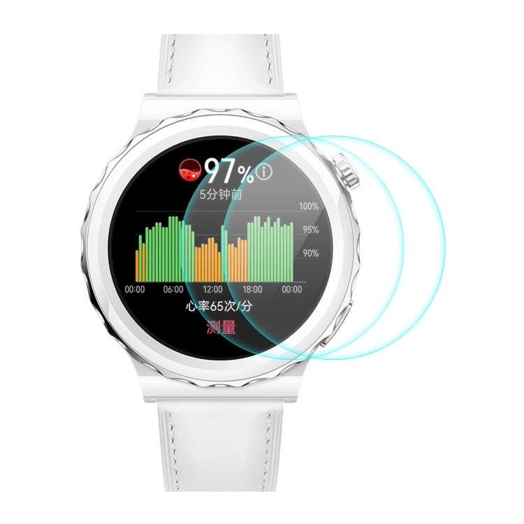 

2 PCS For Huawei Watch GT 3 Pro 43mm ENKAY 0.2mm 9H Tempered Glass Screen Protector Watch Film
