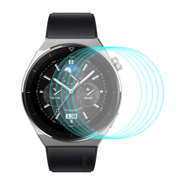 

5 PCS For Huawei Watch GT 3 Pro 46mm ENKAY 0.2mm 9H Tempered Glass Screen Protector Watch Film