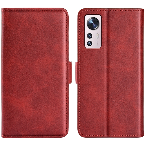 

For Xiaomi 12 Lite Dual-side Magnetic Buckle Leather Phone Case(Red)