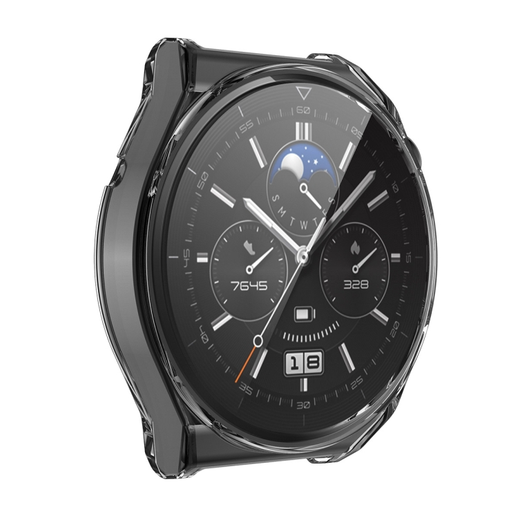 

For Huawei Watch GT 3 Pro 46mm ENKAY Full Coverage Transparent Soft TPU Case with Screen Protection
