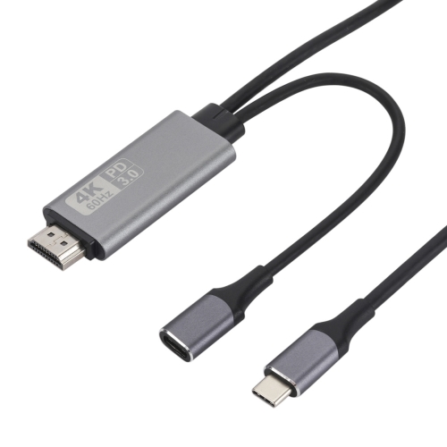 

PD3.0 Power Supply Type-c To Hdmi Adapter Cable With Screen Line HD Co-frequency Device