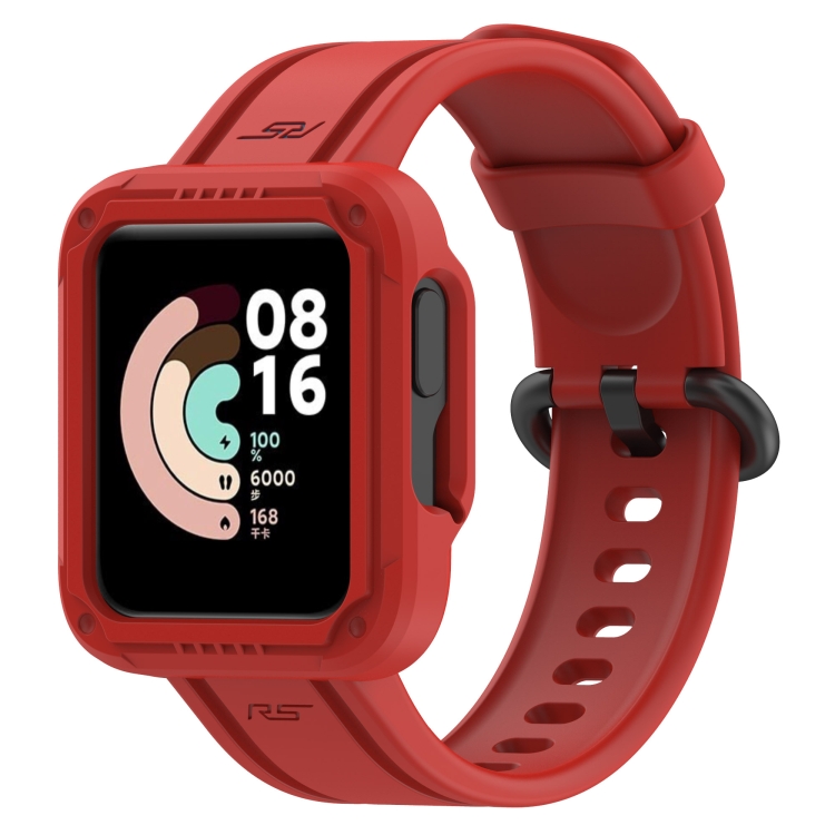 

For Xiaomi Redmi Watch 2 Lite Silicone Solid Color Watch Band(Red)