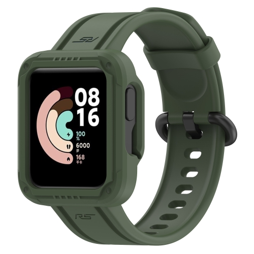 

For Xiaomi Mi Watch 2 Lite Silicone Solid Color Watch Band(Dark Green)