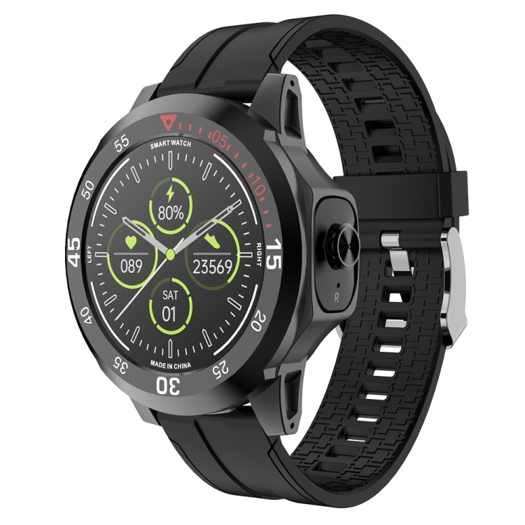 

N16 1.28 inch Color Screen Smart Watch,Support Heart Rate Monitoring/Blood Pressure Monitoring(Black)