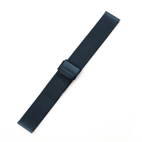 

For Huawei Watch GT 3 Pro 43mm 20mm Milan Steel Mesh Double Buckle Watch Band(Blue)