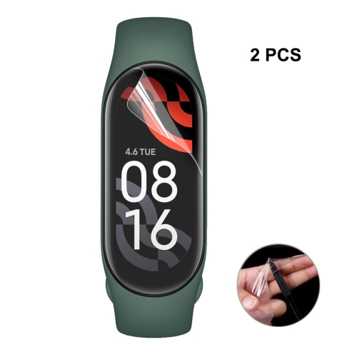 

2 PCS For Xiaomi Mi Band 7 ENKAY Hat-Prince Full Screen Coverage Without Warping Edge TPU Soft Film