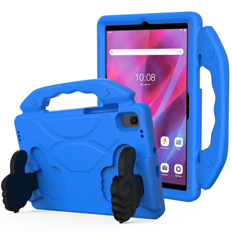 

For Lenovo K10 TB-X6C6F 10.3 inch Thumb Bracket EVA Shockproof Tablet Case(Blue)