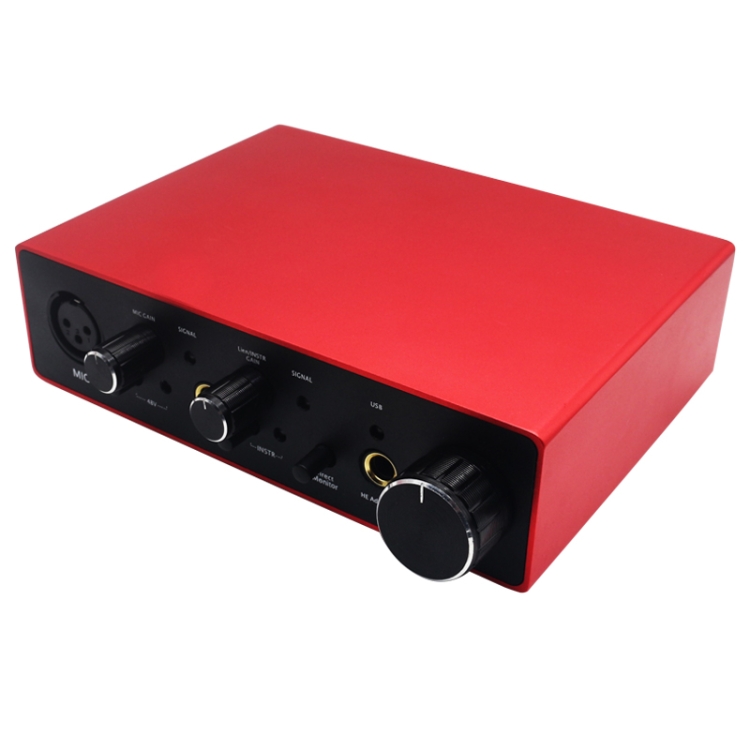 

2X2 USB Recording Sound Card Recording Electric Guitar Dubbing Live
