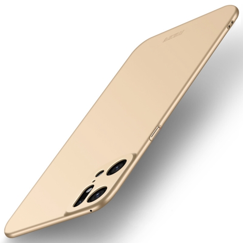 

For OPPO Find X5 Pro MOFI Frosted PC Ultra-thin Hard Case(Gold)