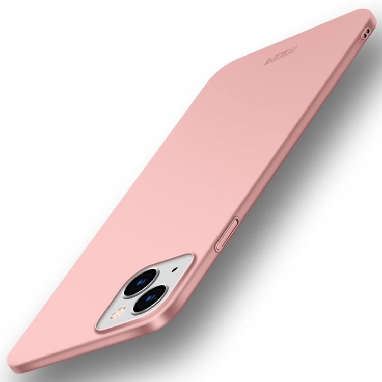 

For iPhone 14 Plus MOFI Frosted PC Ultra-thin Hard Case (Rose Gold)