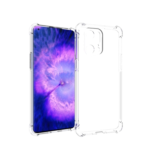 

For OPPO Find X5 Pro JSM Transparent TPU Airbag Shockproof Antiskid Phone Case