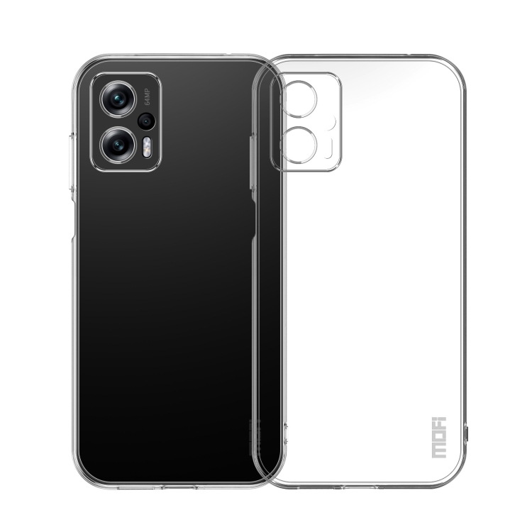 

For Xiaomi Redmi Note 11T Pro 5G / Note 11T Pro+ MOFI Ming Series Ultra-thin TPU Phone Case(Transparent)