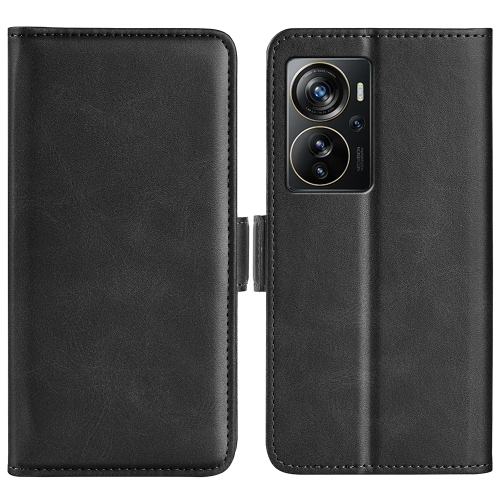 

For ZTE Axon 40 Pro Dual-side Magnetic Buckle Horizontal Flip Leather Phone Case(Black)