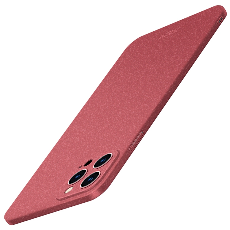 

For iPhone 14 Pro MOFI Fandun Series Frosted PC Ultra-thin Phone Case(Red)