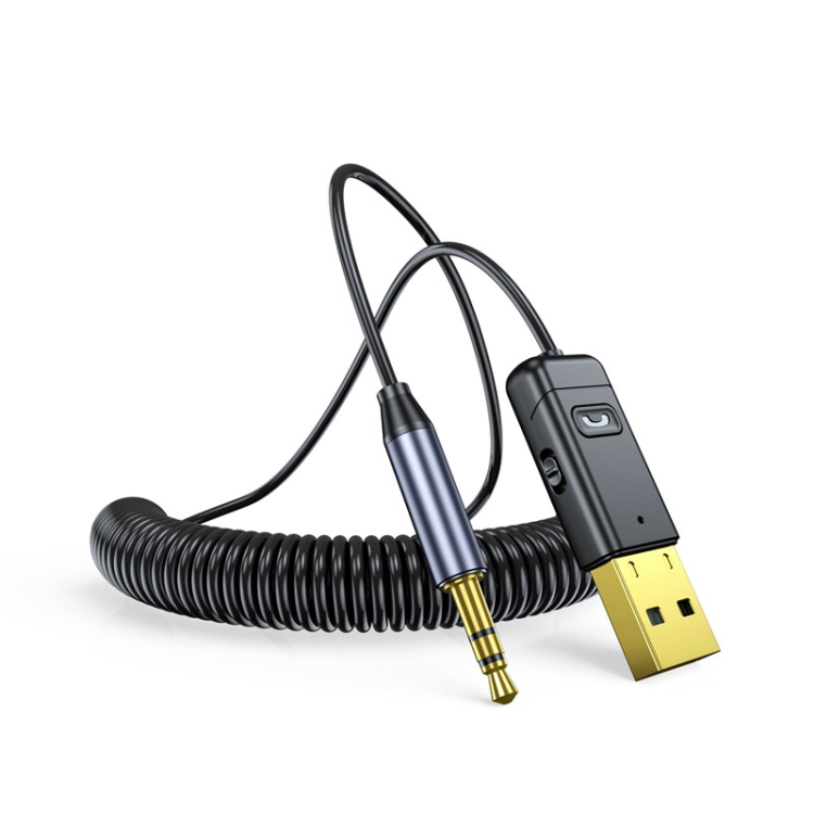 

C11 Car Bluetooth Receiver USB to 3.5mm Jack Audio Music Handsfree Adapter for Car Speaker