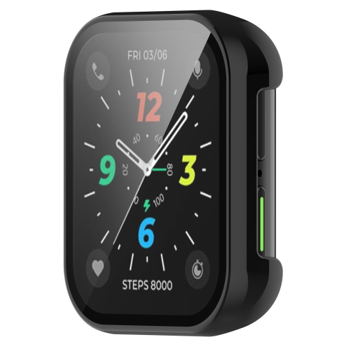 

For OPPO Watch 2 46mm Fully Enclosed PC Tempered Film Watch Case(Black)
