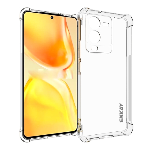 

For vivo S15 5G ENKAY Transparent TPU Shockproof Phone Case