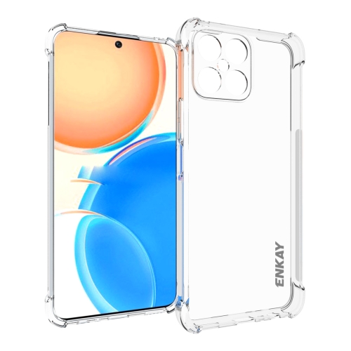 

For Honor X8 ENKAY Transparent TPU Shockproof Phone Case