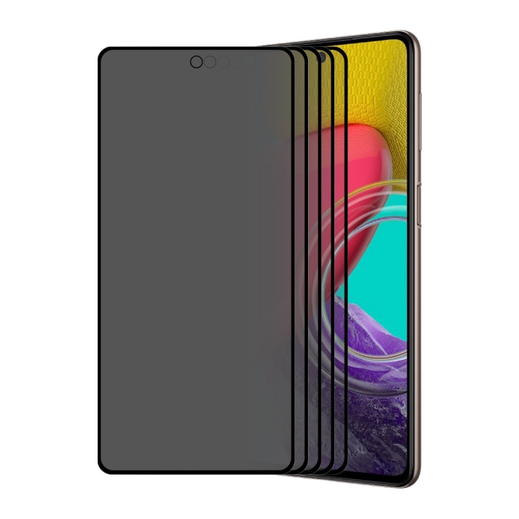 

5 PCS For Samsung Galaxy M53 ENKAY Hat-Prince 28 degree Anti-peeping Tempered Glass Film