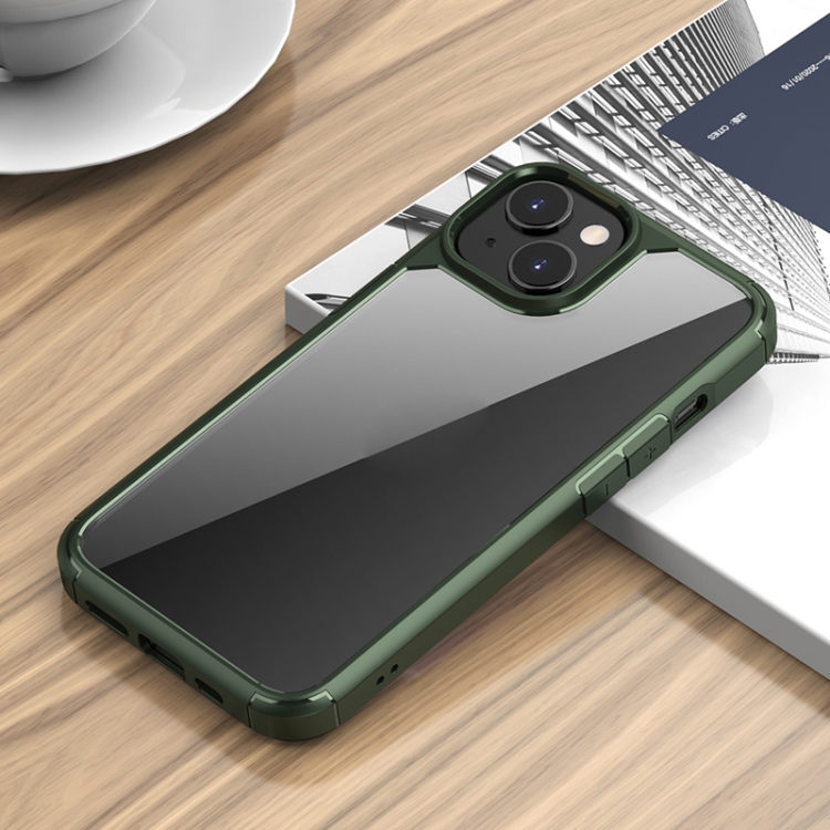 

TPU + PC Phone Case For iPhone 14 Max(Dark Green)